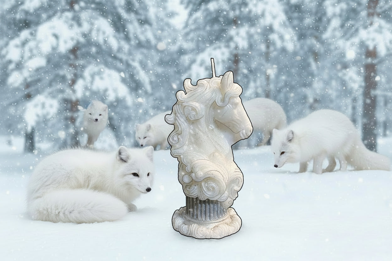 Horse on a pedestal
