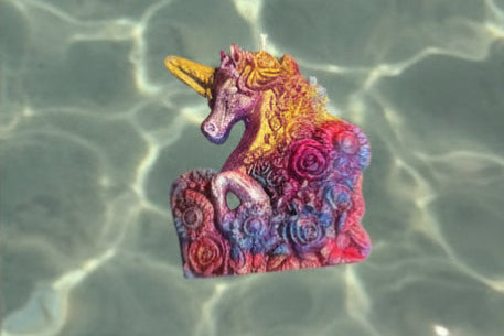 Unicorn candle