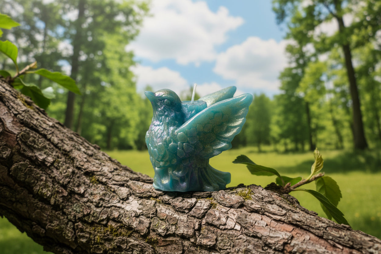 3D bird candle